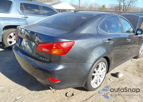 2007 Lexus Is 250 z USA, uszkodzony, nr VIN JTHBK262172041712